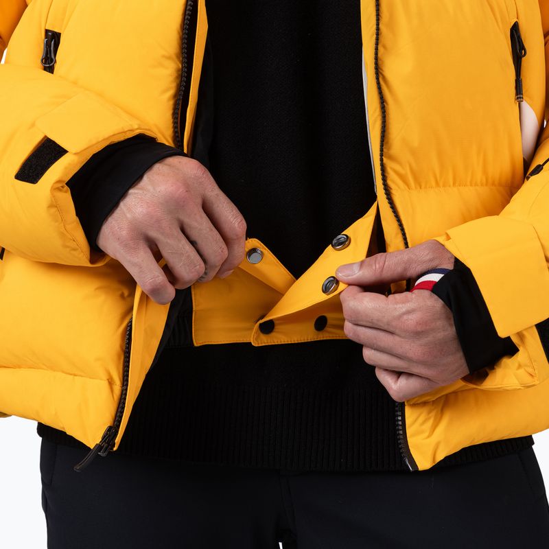 Pánska lyžiarska bunda Rossignol Daille Down saffron yellow 15