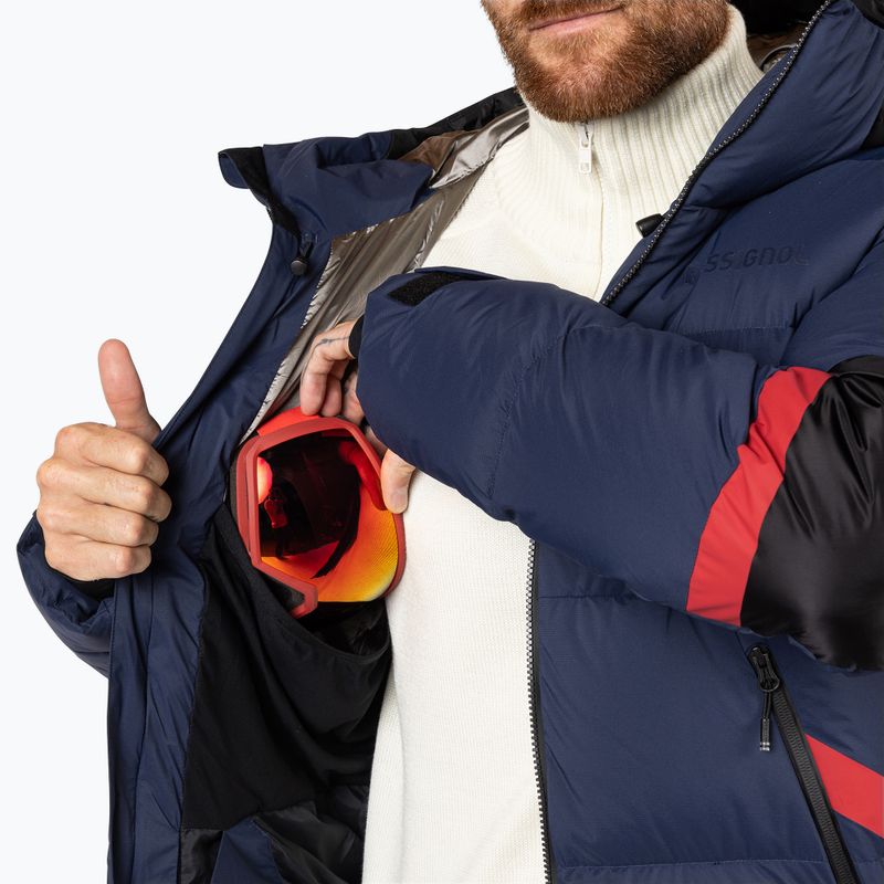 Pánska lyžiarska bunda Rossignol Daille Down dark navy 12