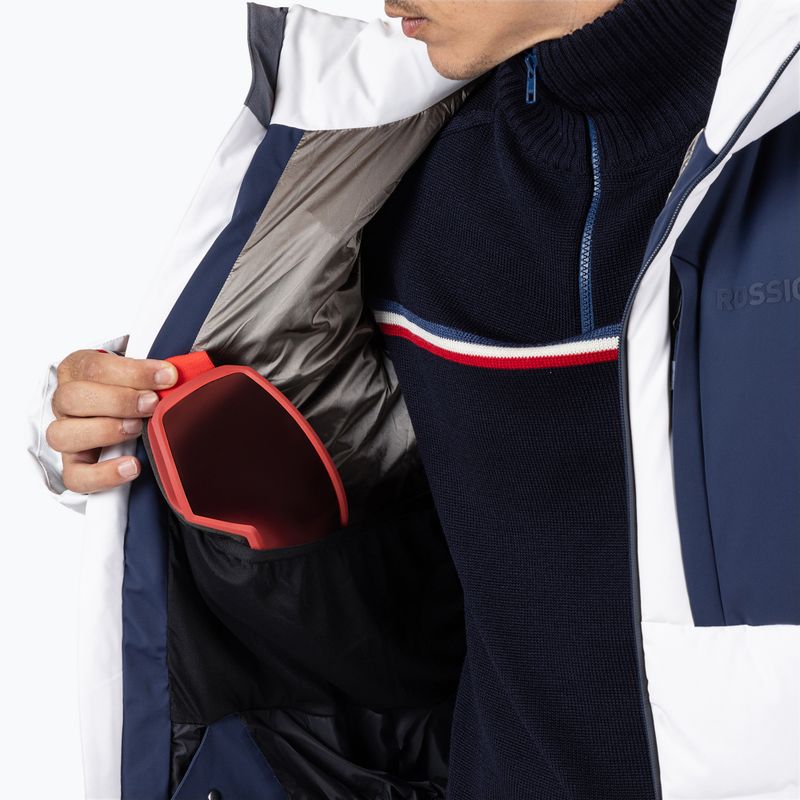 Pánska lyžiarska bunda Rossignol Ciastel Down Mix dark navy 14