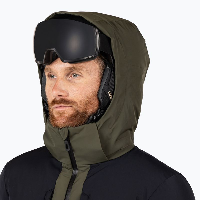 Pánska lyžiarska bunda Rossignol Ciastel Down Mix olive shadow 4