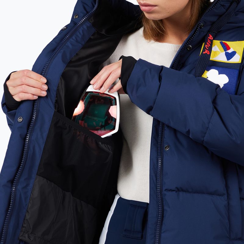 Dámska lyžiarska bunda Rossignol JCC Allsnow Down cosmic blue 12