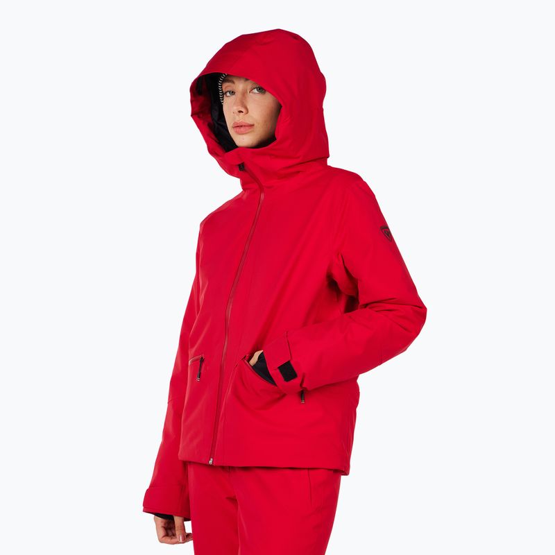 Dámska lyžiarska bunda Rossignol Rochrun Insulated ruby red 4