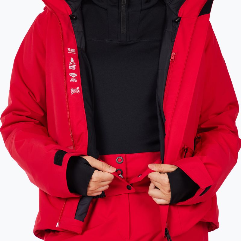 Dámska lyžiarska bunda Rossignol Rochrun Insulated ruby red 13