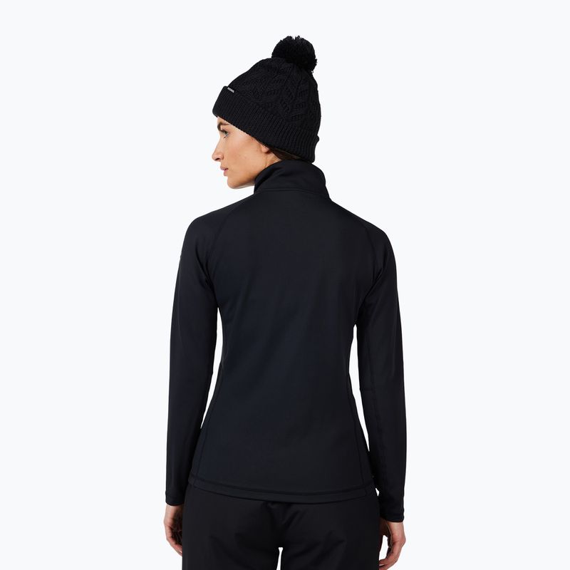 Dámska fleecová mikina Rossignol Mid Layer Stretch Half Zip black 3
