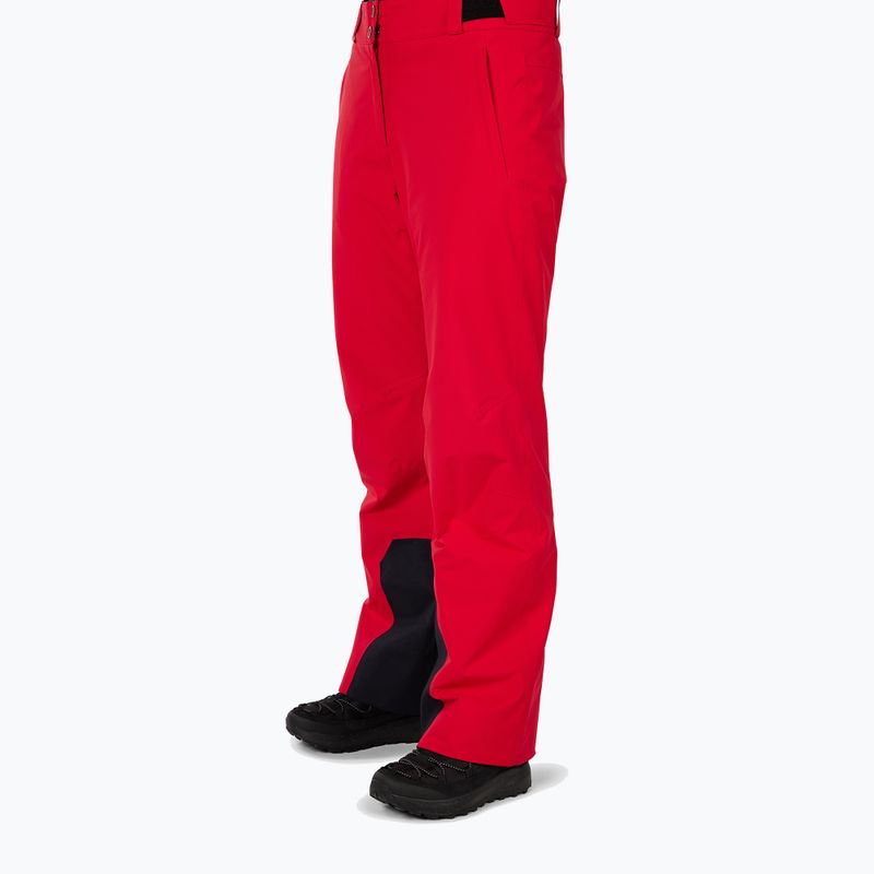 Dámske lyžiarske nohavice Rossignol Insulated ruby red 4