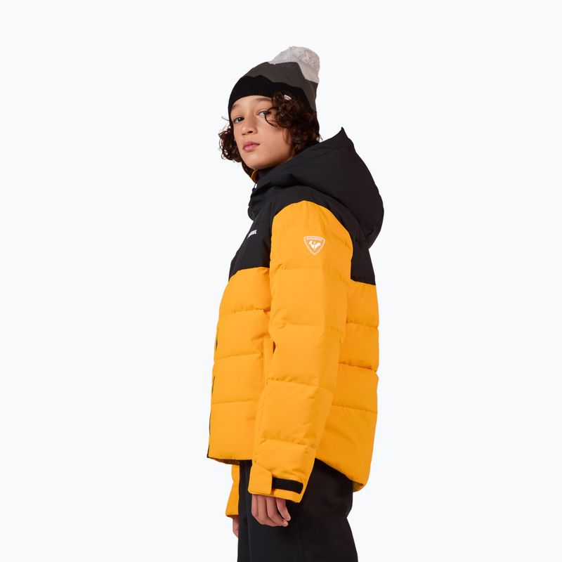 Detská lyžiarska bunda Rossignol Siz Quiled saffron yellow 4