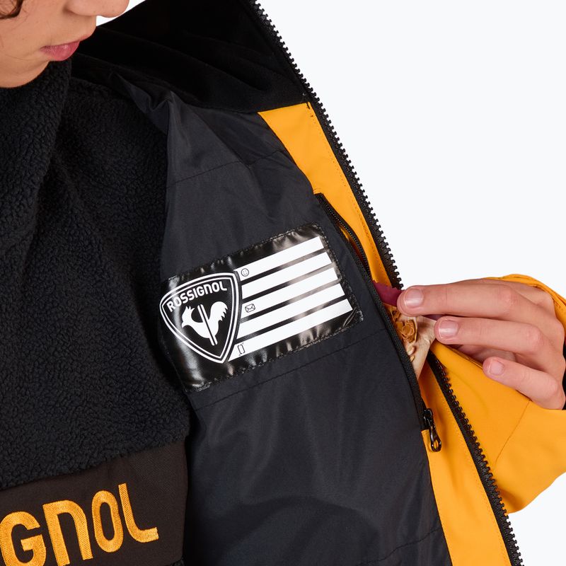Detská lyžiarska bunda Rossignol Siz Quiled saffron yellow 12