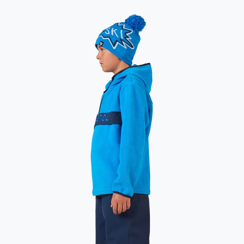 Detská mikina Rossignol Alltrack Anorak Fleece blazing blue 4
