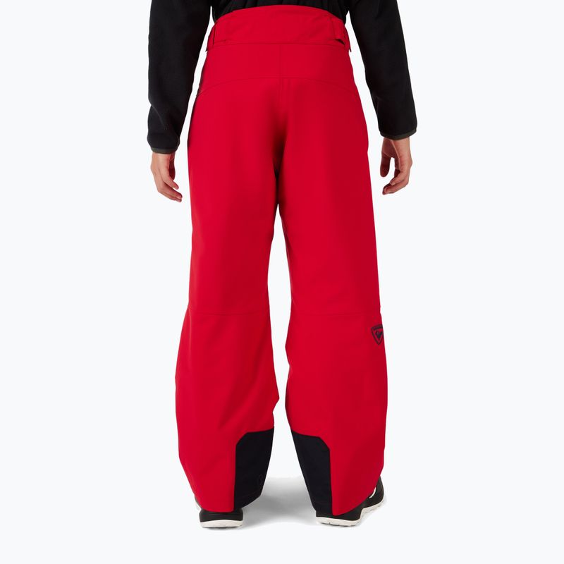 Detské lyžiarske nohavice Rossignol Insulated Girls ruby red 3