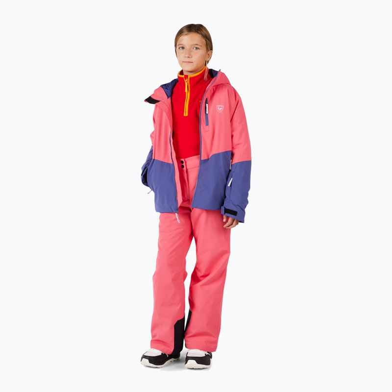 Detské lyžiarske nohavice Rossignol Insulated Girls tea rose 2