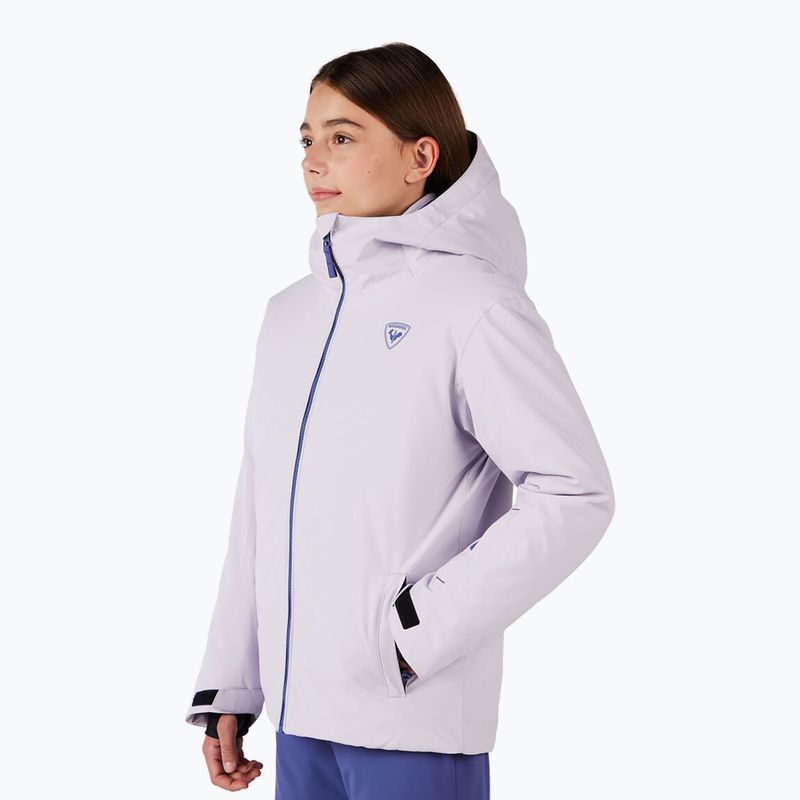 Detská lyžiarska bunda Rossignol Strawpile Jr galactic lilac 4
