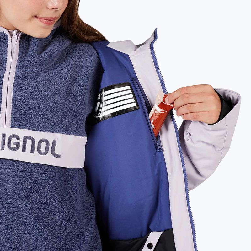 Detská lyžiarska bunda Rossignol Strawpile Jr galactic lilac 10