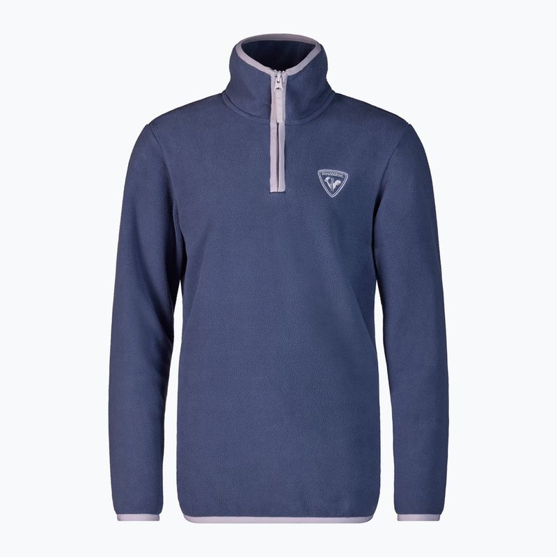 Detská fleecová mikina Rossignol Jr Strawpile Fleece Fz true night blue