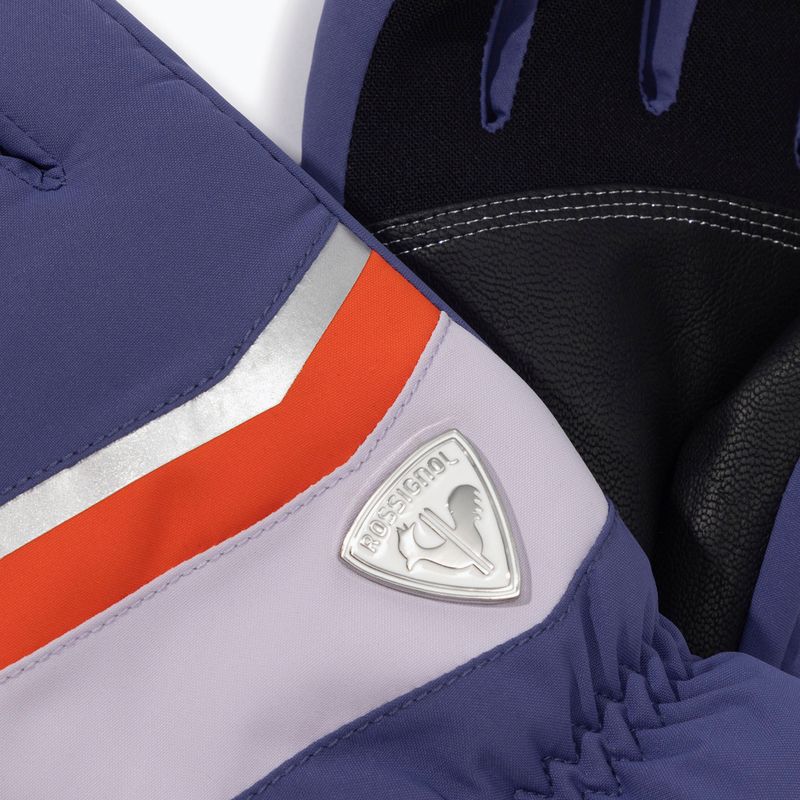 Dámske lyžiarske rukavice Rossignol New Piste G future blue 2