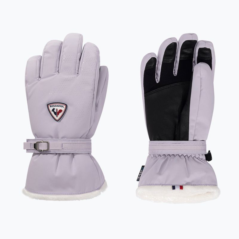 Dámske lyžiarske rukavice Rossignol Romy Impr G galactic lilac