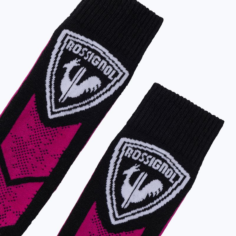 Detské lyžiarske ponožky Rossignol Jr Thermotech orchid pink 2