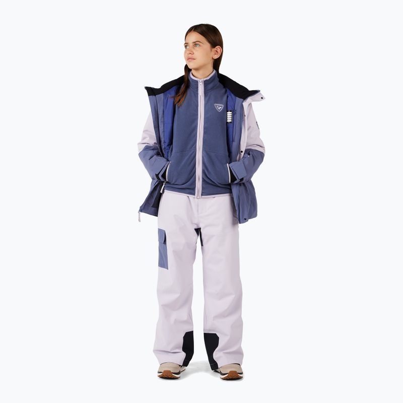 Detská fleecová mikina Rossignol Jr Strawpile Fleece Fz RLNYL03_A02 true night blue 3