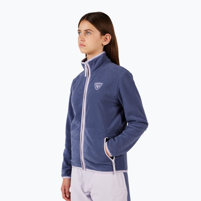 Detská fleecová mikina Rossignol Jr Strawpile Fleece Fz RLNYL03_A02 true night blue 5