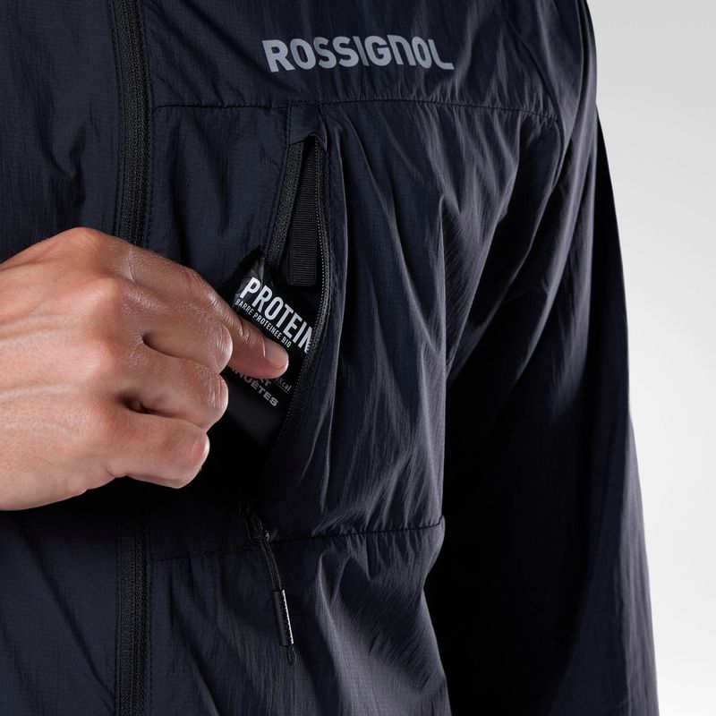 Pánska bežecká bunda Rossignol Sidelhorn PKB black 8