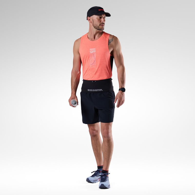 Pánske bežecké tričko Rossignol Sapa Ultra Tank neon red 2