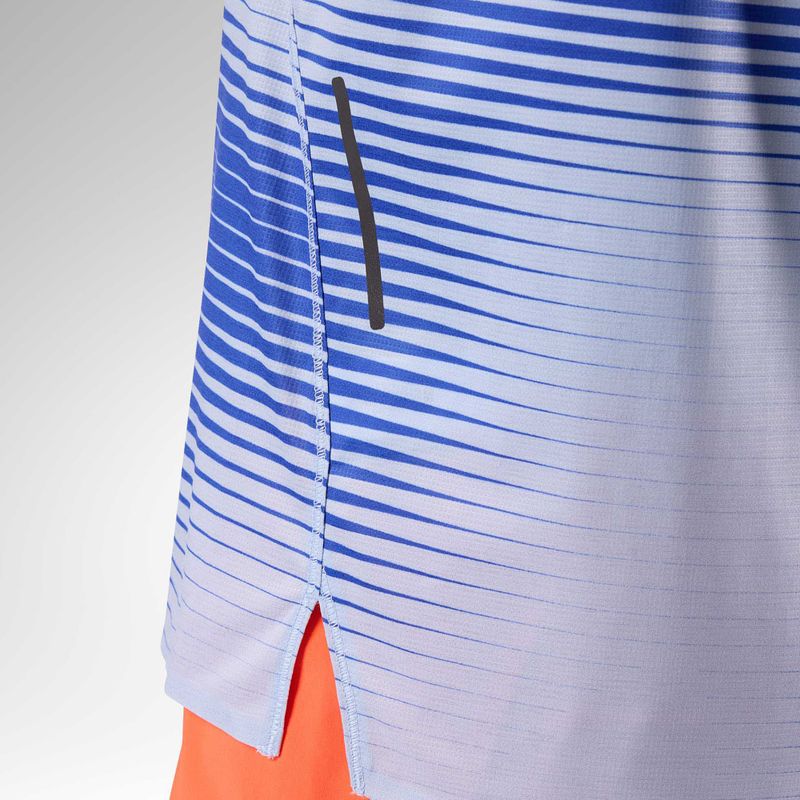 Pánske bežecké tričko Rossignol Sapa Ultra Tank dazzle blue line fogg 7