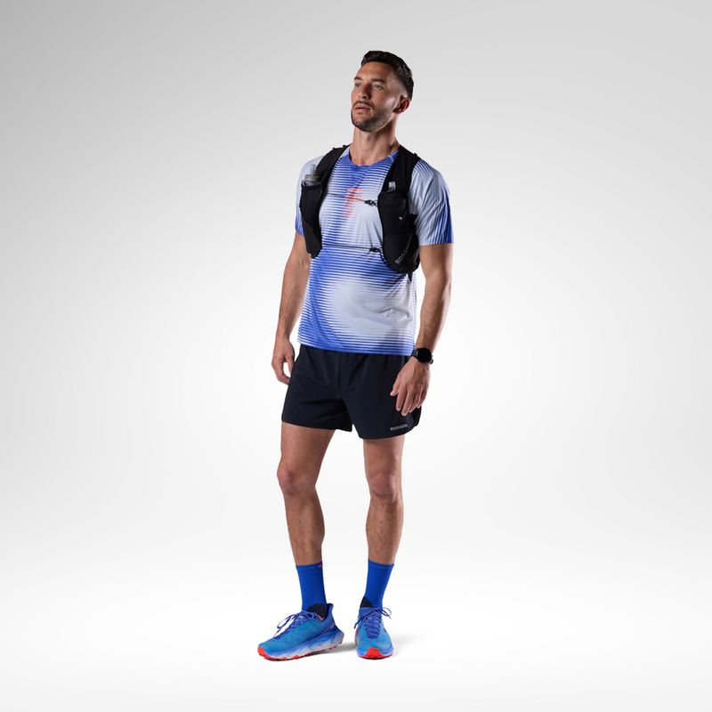 Pánske bežecké tričko Rossignol Sapa Ultra Tee dazzle blue line fogg 2
