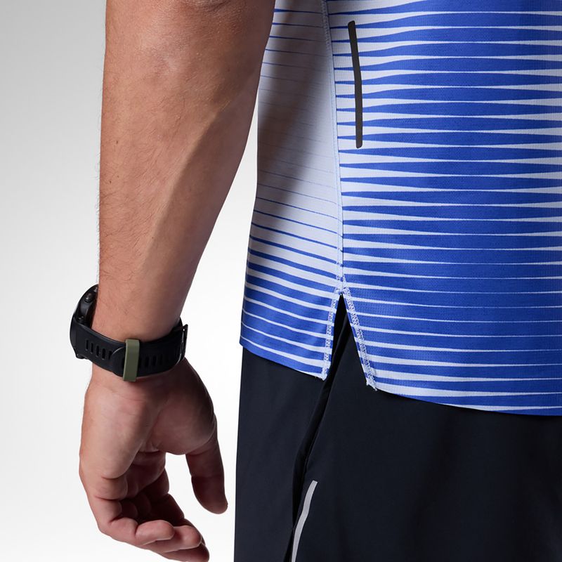 Pánske bežecké tričko Rossignol Sapa Ultra Tee dazzle blue line fogg 7