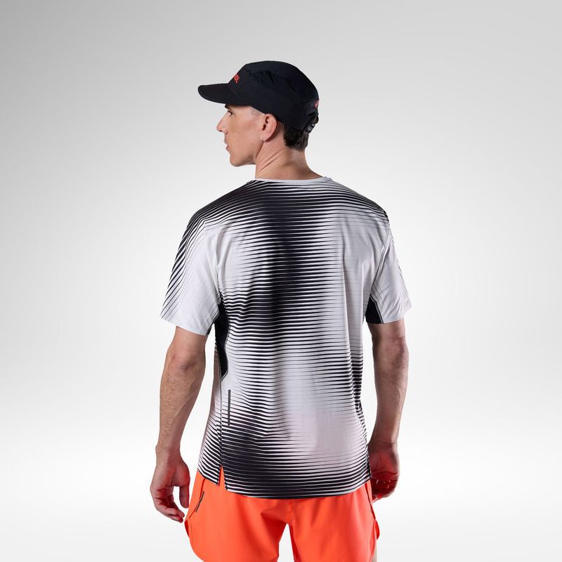 Pánske bežecké tričko Rossignol Sapa Ultra Tee black line fogg 3