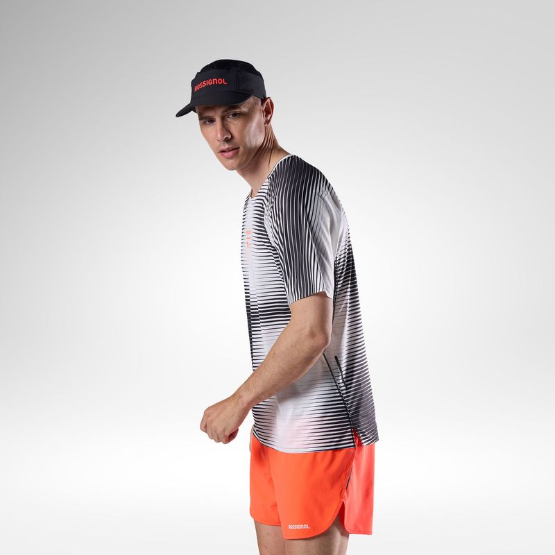 Pánske bežecké tričko Rossignol Sapa Ultra Tee black line fogg 4