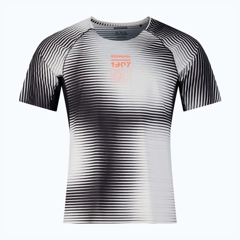 Pánske bežecké tričko Rossignol Sapa Ultra Tee black line fogg 8