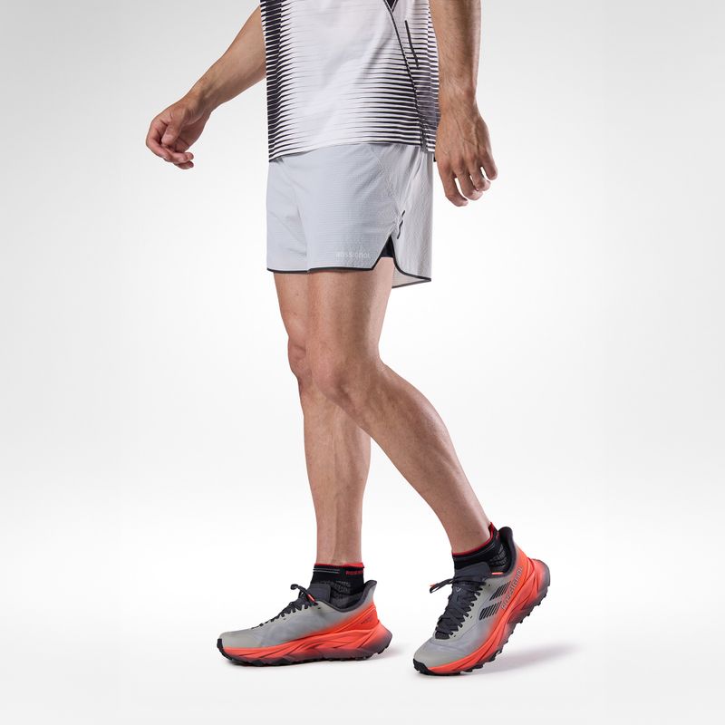 Bežecké šortky Rossignol Sapa 2IN1 7 "light grey" 4