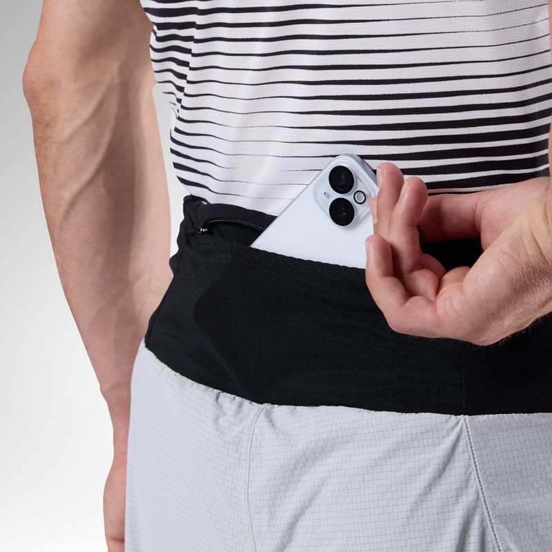 Bežecké šortky Rossignol Sapa 2IN1 7 "light grey" 7