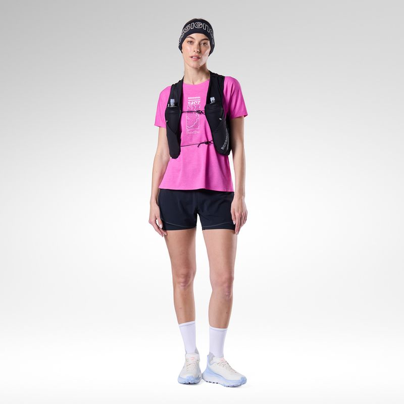 Dámske bežecké tričko Rossignol Sapa Ultra Tee electric fuchsia 2
