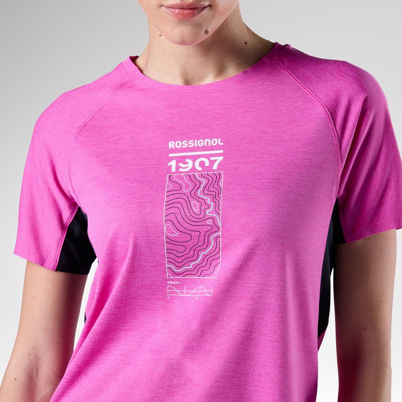 Dámske bežecké tričko Rossignol Sapa Ultra Tee electric fuchsia 5