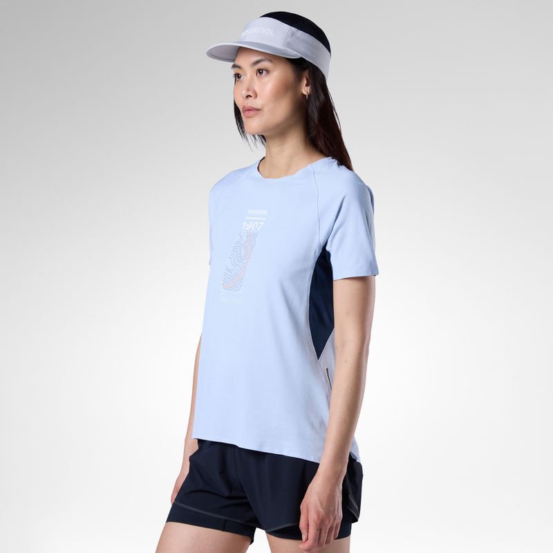 Dámske bežecké tričko Rossignol Sapa Ultra Tee blue aura 5