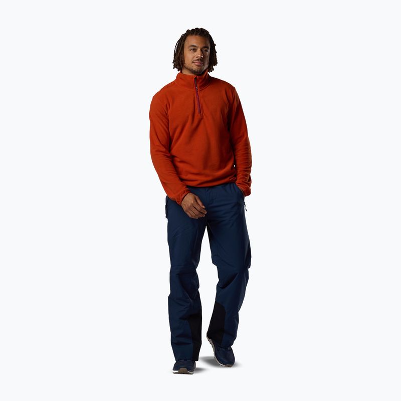 Pánska fleecová mikina Rossignol Quarter Zip Fleece rooibos tea 2