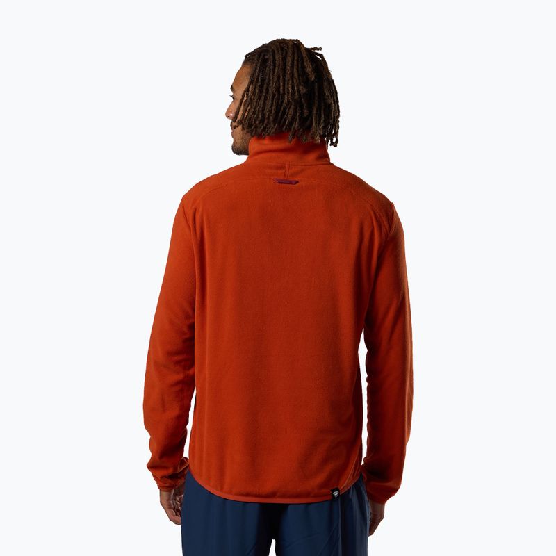 Pánska fleecová mikina Rossignol Quarter Zip Fleece rooibos tea 3