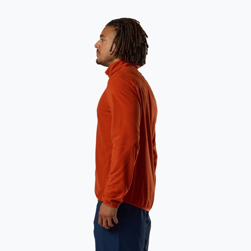 Pánska fleecová mikina Rossignol Quarter Zip Fleece rooibos tea 4
