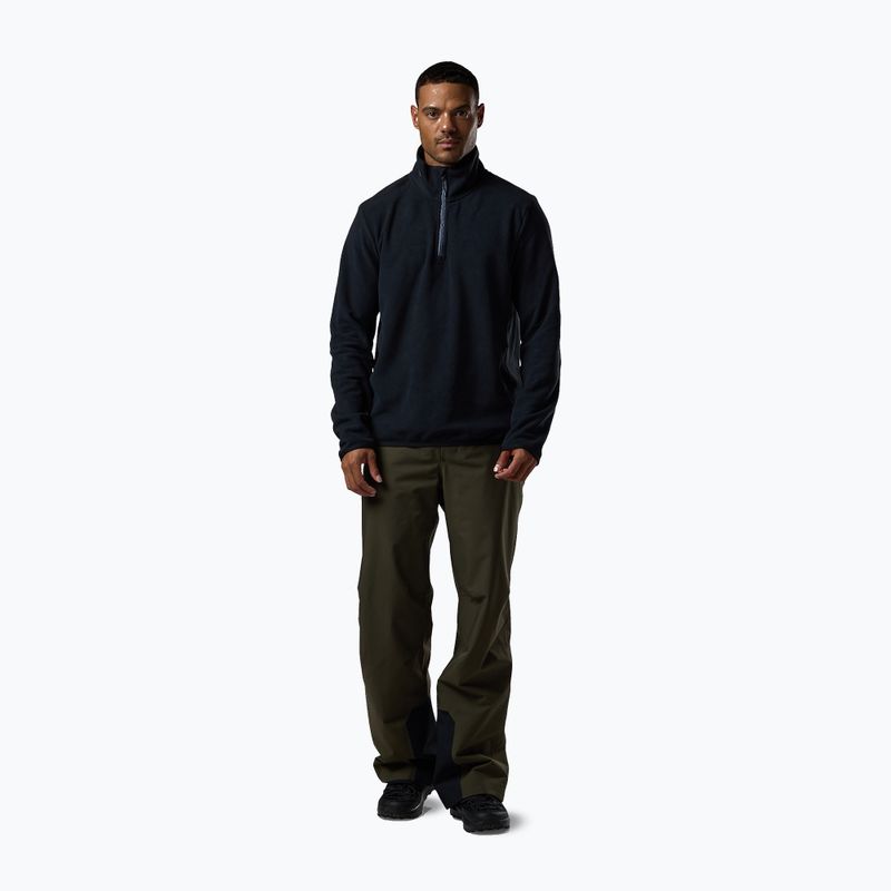 Pánska fleecová mikina Rossignol Quarter Zip Fleece black 2