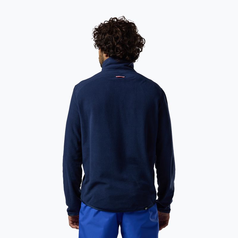 Pánska fleecová mikina Rossignol Quarter Zip Fleece dark navy 3