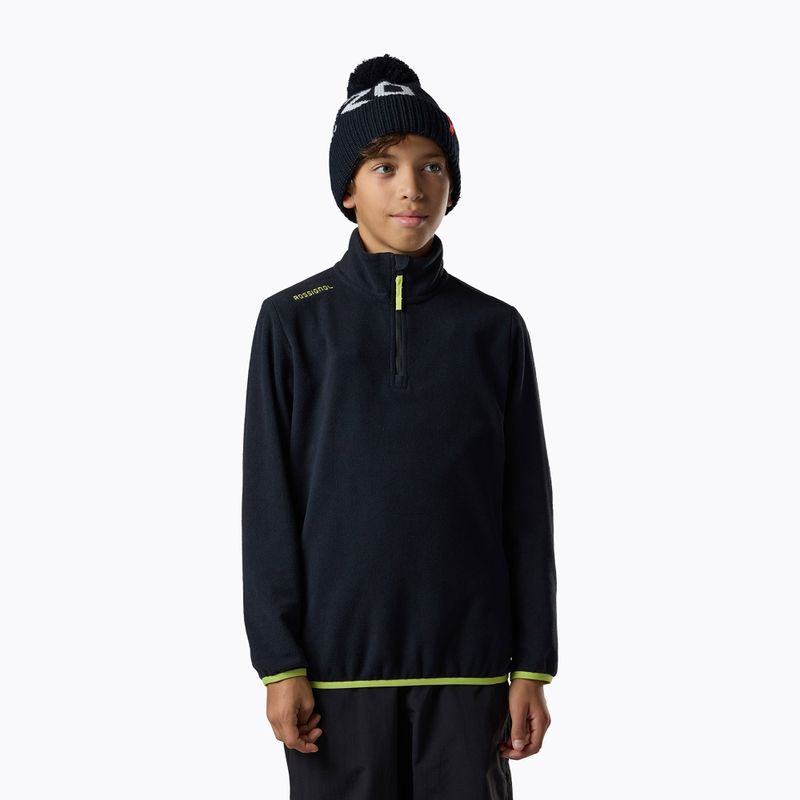 Detská fleecová mikina Rossignol Quarter Zip Polar Fleece black 2