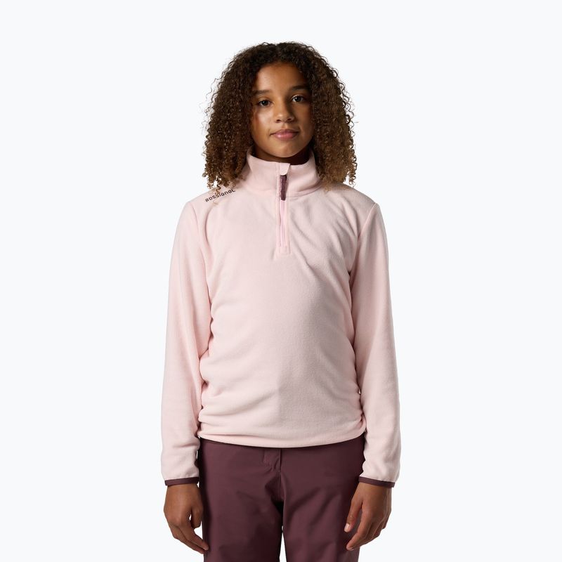 Detská fleecová mikina Rossignol Quarter Zip Polar Fleece pale lilac 2