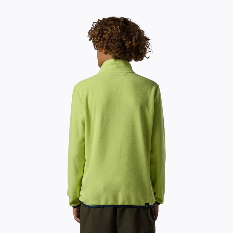 Detská fleecová mikina Rossignol Quarter Zip Polar Fleece wild lime 4