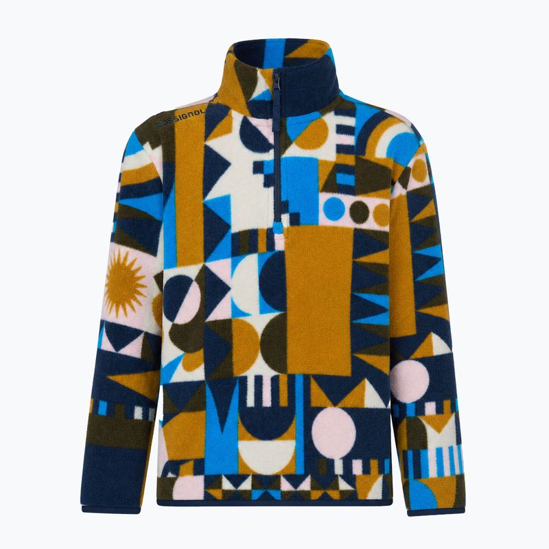 Detská fleecová mikina Rossignol Quarter Zip Polar Fleece jr potpourri dazzle blue 8