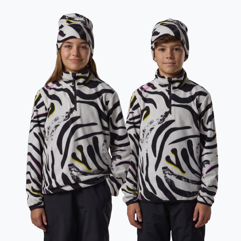 Detská fleecová mikina Rossignol Quarter Zip Polar Fleece savage black