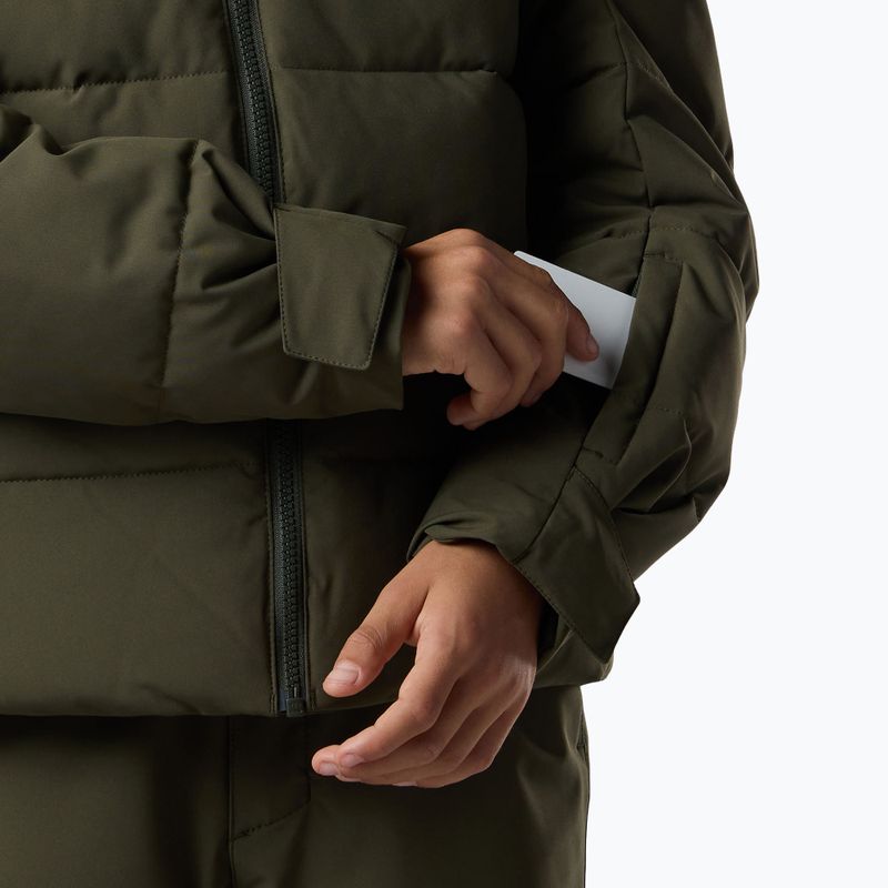 Detská lyžiarska bunda Rossignol Siz Quiled olive shadow 10