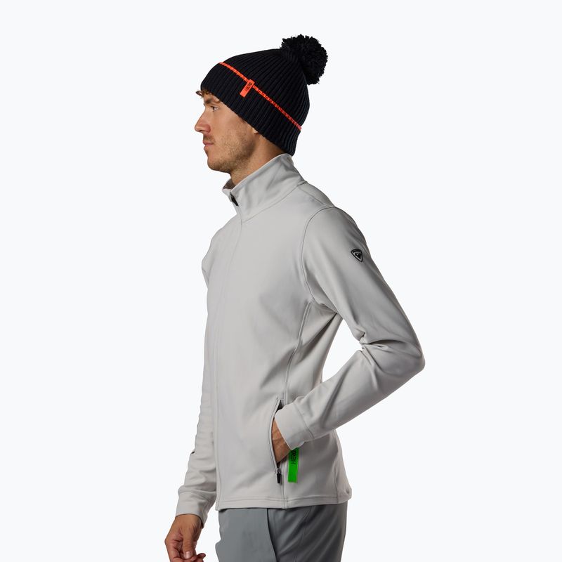 Pánska mikina Rossignol Hero Stretch Fleece light grey 4