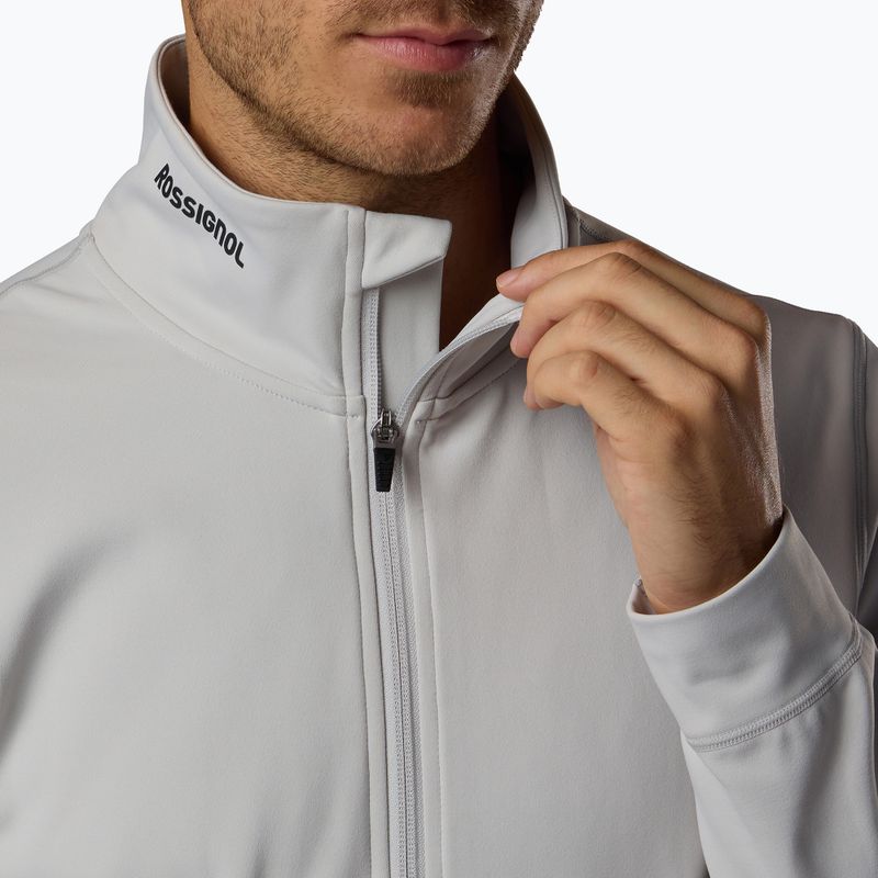 Pánska mikina Rossignol Hero Stretch Fleece light grey 5