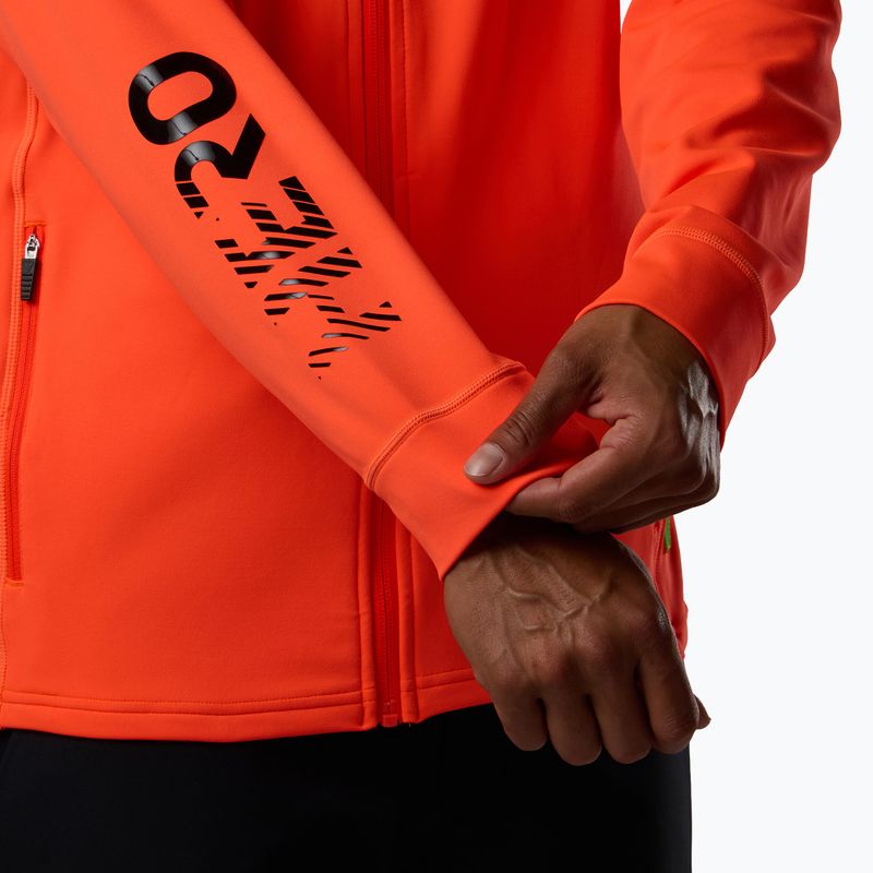 Pánska mikina Rossignol Hero Stretch Fleece neon red 6