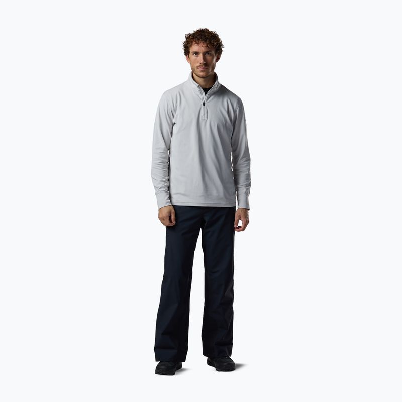 Pánska lyžiarska mikina Rossignol Mid Layer Stertch Half Zip light grey 2
